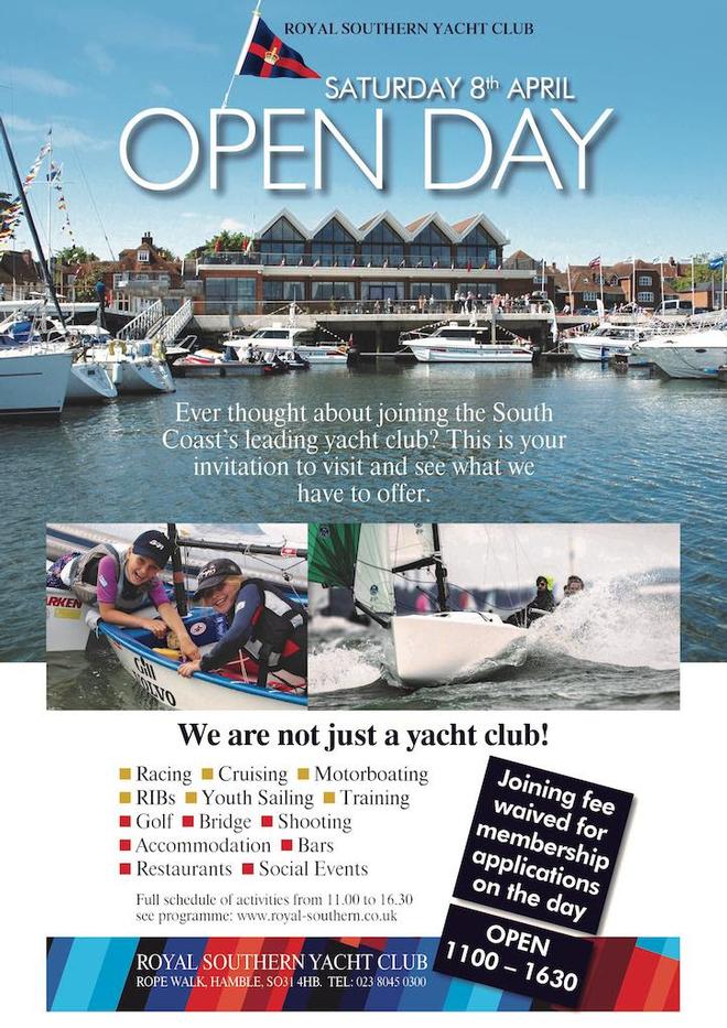 Start of Season Open Day provides hands-on instruction and hospitality © Royal Southern Yacht Club http://www.royal-southern.co.uk